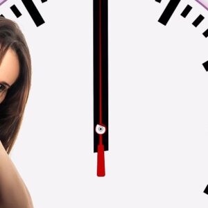 time, woman, face